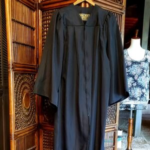 OAK HALL Bachelor/HS Grad Choir Gown 5'3" - 5'5" Black